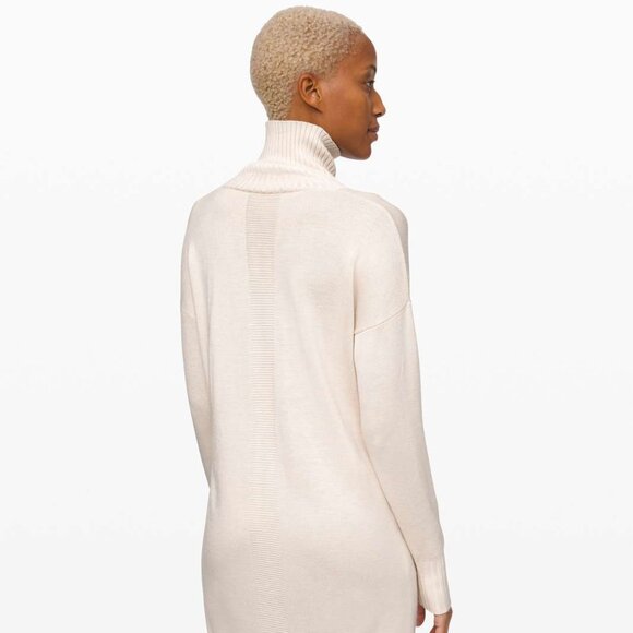 🖤Cute Lululemon Black Turtleneck Knit Softer Still Dress - Picture 6 of 12